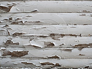 Wooden texture with old white paint. white wood planks background