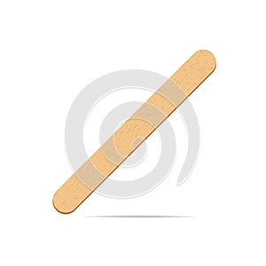 Wooden texture stick realistic style