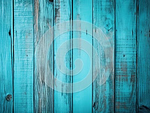 Wooden texture, Turquoise wood background