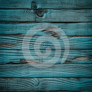 Wooden texture, Turquoise wood background