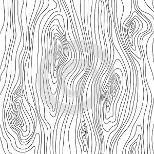 Wooden texture. Wood grain pattern. Abstract fibers structure background, vector illustration photo