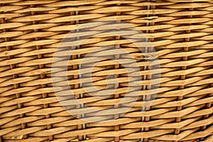 Wooden textured or basket background. Weave pattern made from wood material