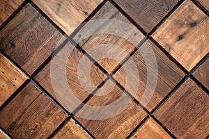 Wooden tiles background