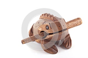 Wooden toad rhythm percusion instrument