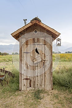 Wooden Toilet Shed