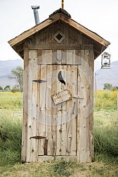 Wooden Toilet Shed