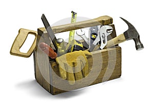 Wooden Tool Box photo