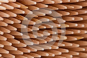 Wooden Toothpicks Close Up Background for backgrounds or textures