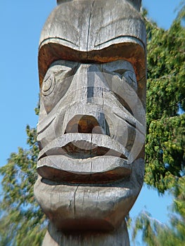 Wooden totem