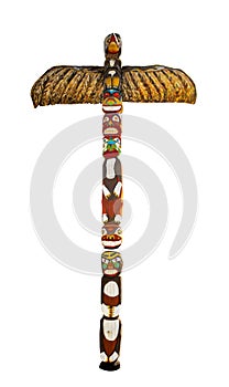 Wooden Totem Pole