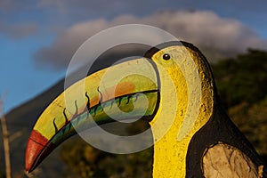 Wooden toucan