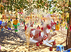 Drevený hračka v mjanmarsko 