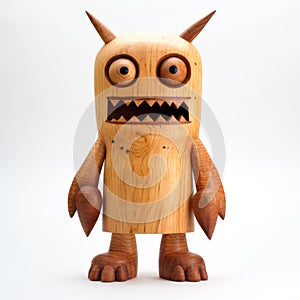 Handmade Wood Monster: A Toyism-inspired Creation By Michelle Cilant photo