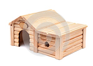 Wooden toy house