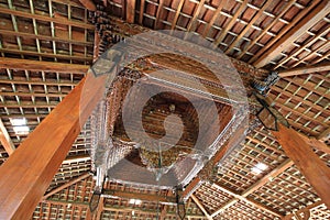 Wooden Traditional Javanese Home Roofing Design