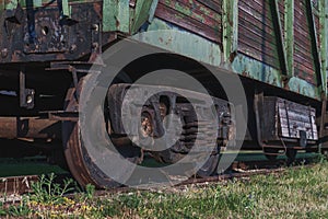 Wooden train carriage