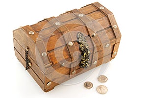 Wooden treasure chest