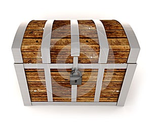 Wooden treasure chest