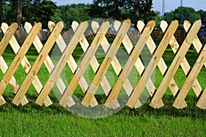 Wooden trellis