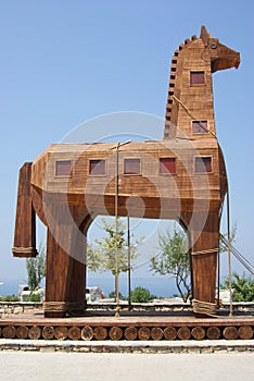 Wooden trojan horse