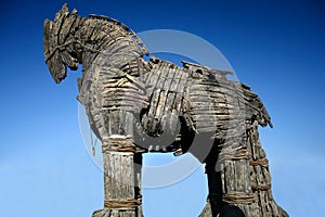 Wooden troya horse