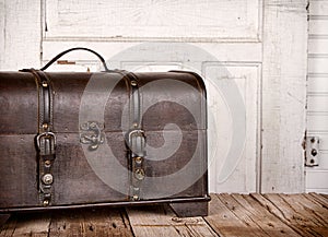 Wooden trunk or chest