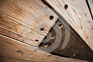 Wooden unpainted texture background