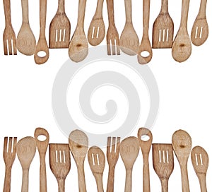 Wooden Utensil Border