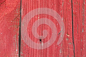 Wooden vintage and retro red background or texture