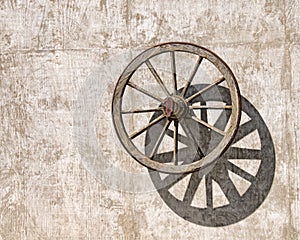 Wooden Wagon Wheel