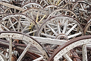 Wooden wagon wheels