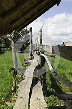 Wooden walkway