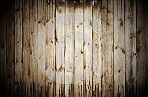 Wooden wall grunge background