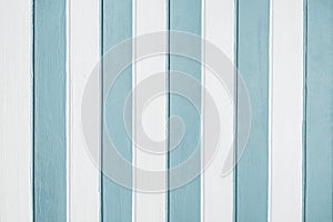 Wooden wall paint white and blue stripe vertical