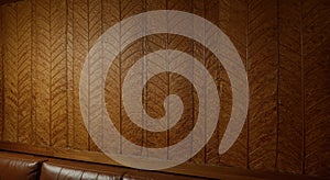 Wooden wall paneling design