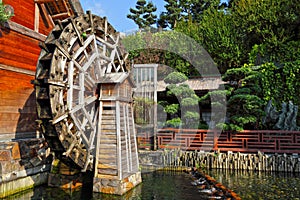Wooden waterwheel