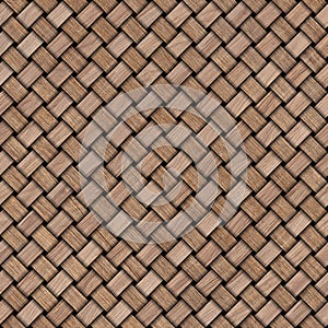 Wooden weave texture background. Abstract decorative wooden textured basket weaving background. Seamless pattern.