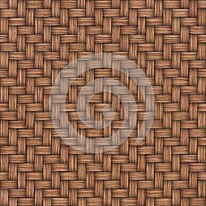 Wooden weave texture background. Abstract decorative wooden textured basket weaving background. Seamless pattern.