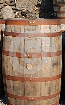 Wooden Whisky Barrel