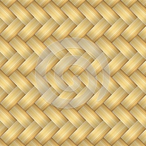 Wooden wicker seamless pattern