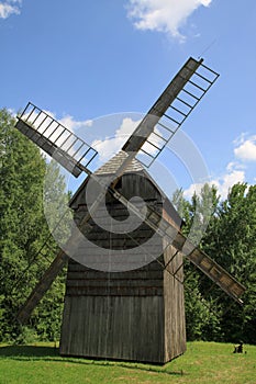 Wooden windmil