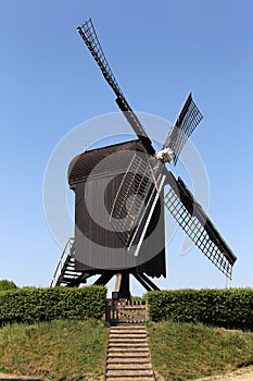 Wooden windmill