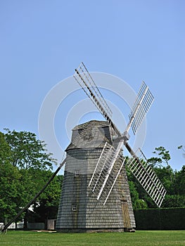 Wooden windmill