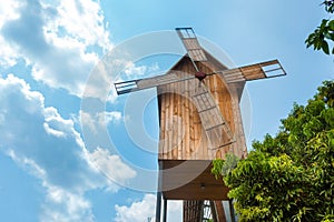 Wooden Windmill