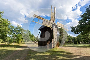 Wooden Windmill on Gotland, Baltic sea, Sweden