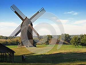 Wooden windmills