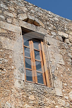 Wooden Window, Arkadi monastery, Crete