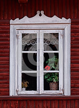 Wooden window Lithuania