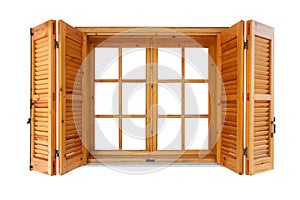 Dřevěný okenice 