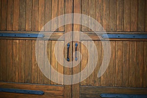 Wooden Winery Doors photo